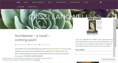 Desktop Screenshot of crissilangwell.com